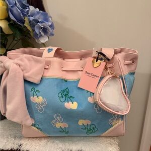 Juicy Couture Retro Juicy Cherry Tote Bag